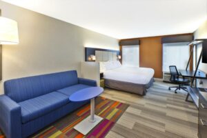 A room at Holiday Inn Express Chicago Midway.